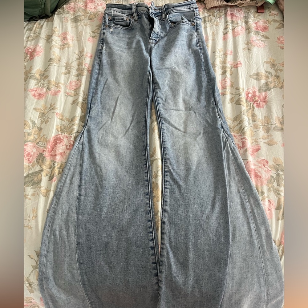 American eagle huge flared boot cut jeans